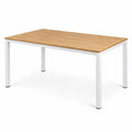 Table de Travail en Bois et Acier pour Maison et Bureau, 120x60x75 cm
