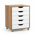Caisson mobile 5 tiroirs verrouillables pour documents A4
