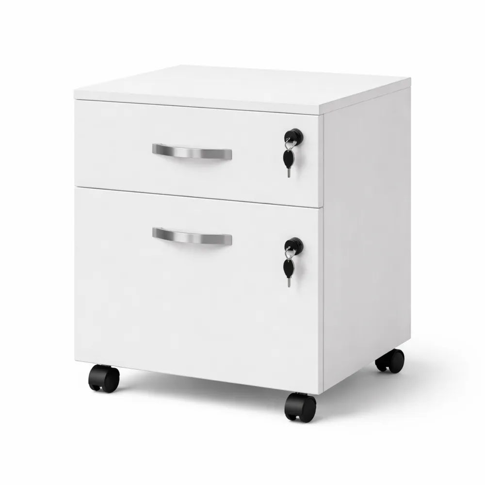 Caisson de bureau verrouillable avec rangement fichiers A4